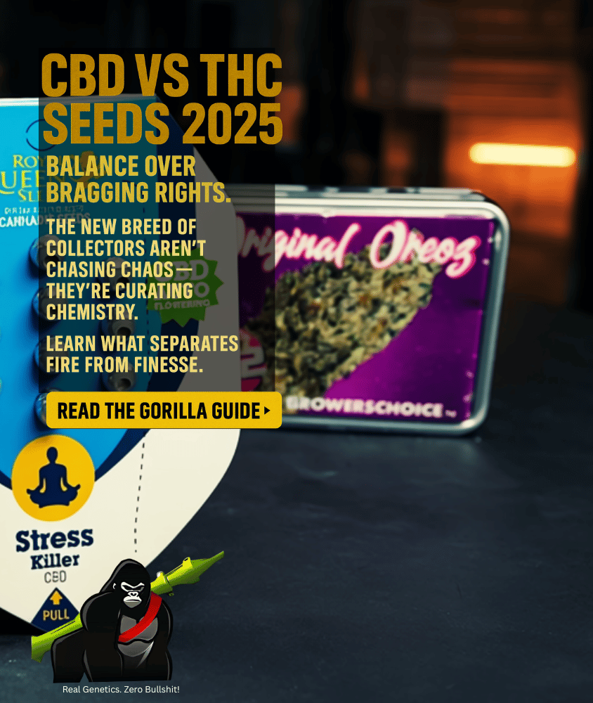 CBD vs THC Seeds UK 2025 — What Collectors Need to Know